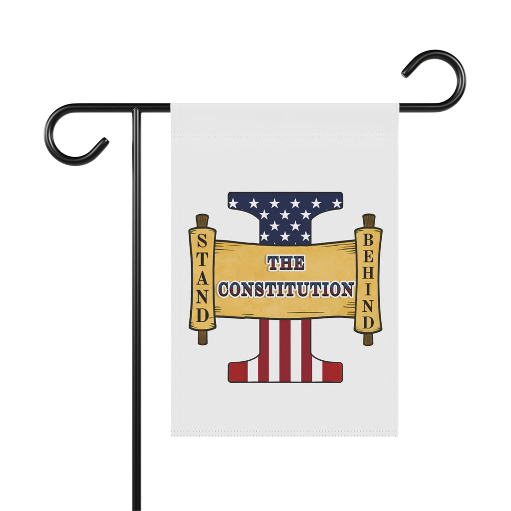 "I STAND BEHIND THE CONSTITUTION" Garden & House Banner