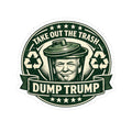 Political Sticker — "Take Out the Trash, Dump Trump" Kiss-Cut Vinyl