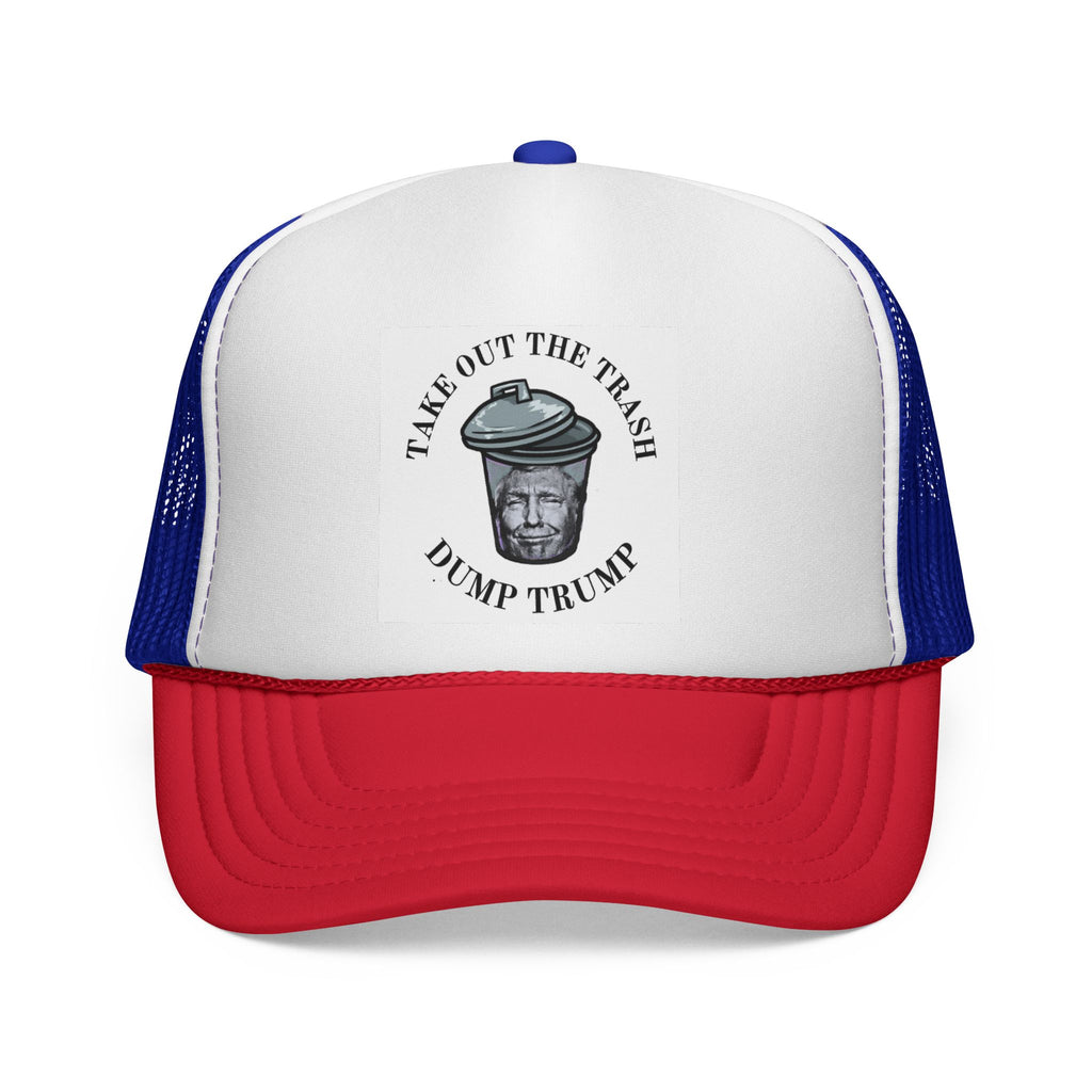 Trucker Hat — "Take Out the Trash, Dump Trump" Political Protest Cap